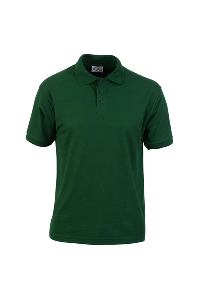 Absolute Apparel Mens Precision Polo (bottle) In Green