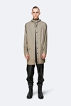 Rains Long Jacket In Grey