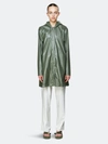 Rains A-line Jacket In Green