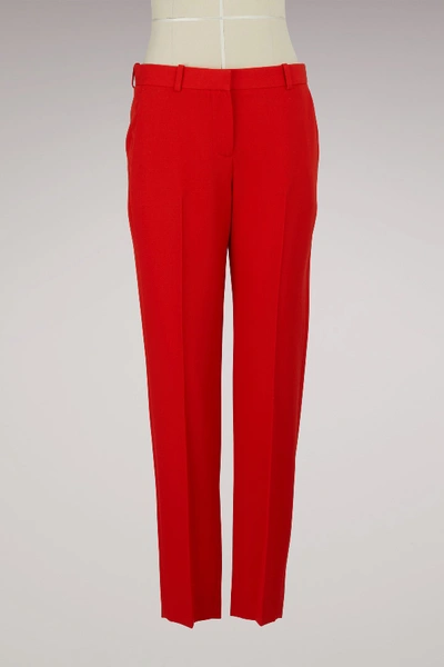 Givenchy Straight Pants In Rouge