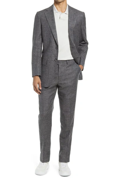 Suitsupply Lazio Slim Fit Wool Blend Suit In Dark Grey