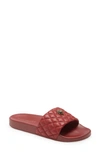 Kurt Geiger Meena Eagle Slide Sandal In Red