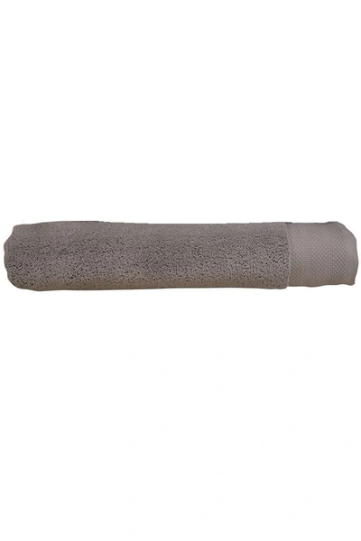 A&r Towels Pure Luxe Bath Towel (pure Gray) (one Size) In Grey