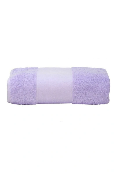 A&r Towels Print-me Bath Towel (light Purple) (one Size)