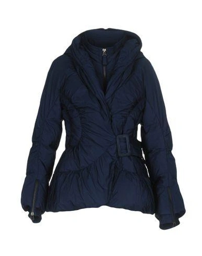 Ermanno Scervino Down Jackets In Blue