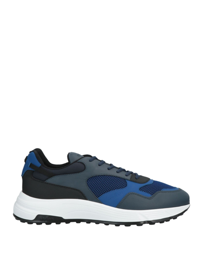 Hogan Hyperlight Trainers In Blue Leather