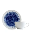 Bernardaud In Bloom Tea Cup In White/blue