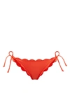 Marysia Womens Poppy Mott Mid-rise Bikini Bottoms S In Rot