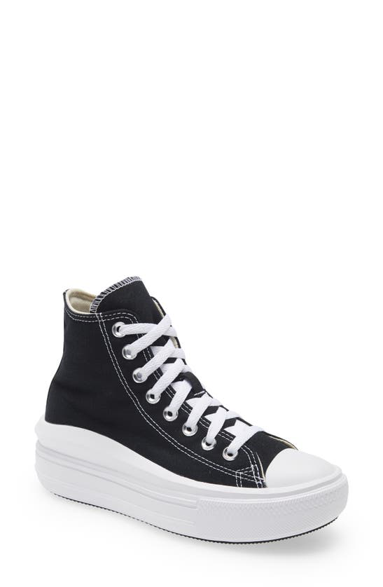 black converse with thick sole