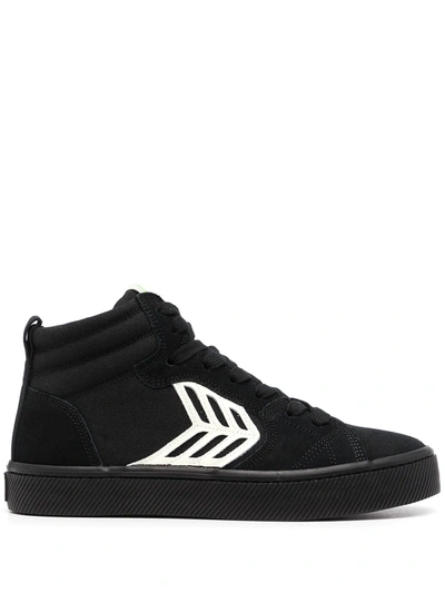 Cariuma Catiba Pro Suede And Organic-cotton High-top Skate Shoes In Black