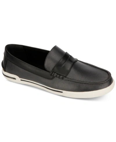 Unlisted By Kenneth Cole Men's Un-anchor Boat Shoes Men's Shoes In Black