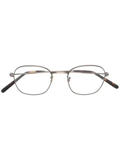Oliver Peoples Round-frame Glasses In Silver
