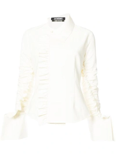 Jacquemus Ruffle And Gather Blouse