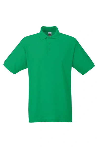 Fruit Of The Loom Mens 65/35 Pique Short Sleeve Polo Shirt (kelly Green)