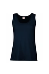 Fruit Of The Loom Ladies/womens Lady-fit Valueweight Vest (deep Navy) In Blue