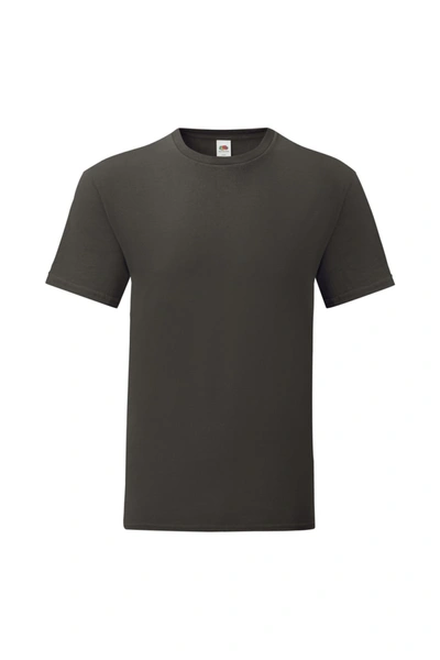 Fruit Of The Loom Mens Iconic T-shirt (pack Of 5) (light Graphite Grey)