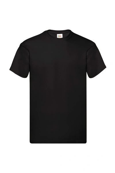 Fruit Of The Loom Mens Original Short Sleeve T-shirt (black)