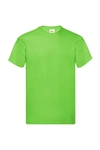 Fruit Of The Loom Mens Original Short Sleeve T-shirt (lime) In Green