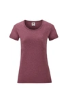 Fruit Of The Loom Ladies/womens Lady-fit Valueweight Short Sleeve T-shirt (pack (h In Purple