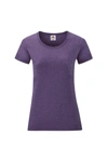 Fruit Of The Loom Ladies/womens Lady-fit Valueweight Short Sleeve T-shirt Pack In Purple
