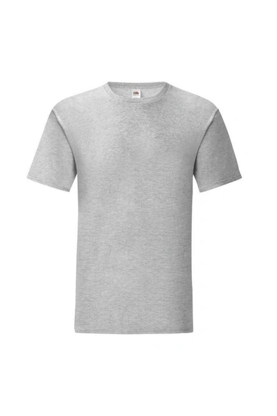 Fruit Of The Loom Mens Iconic 150 T-shirt In Grey