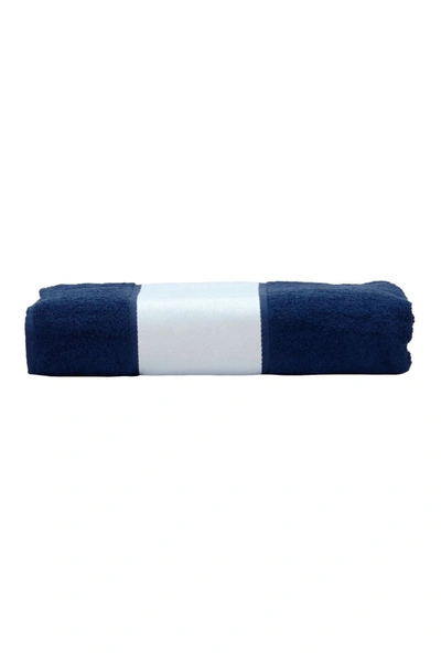 A&r Towels Subli-me Hand Towel (french Navy) (one Size) In Blue