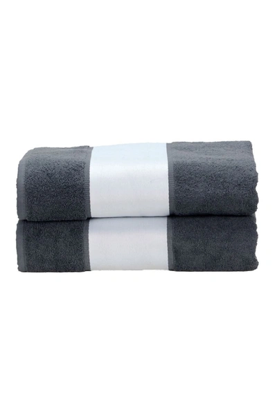 A&r Towels Subli-me Bath Towel (graphite) (one Size) In Grey
