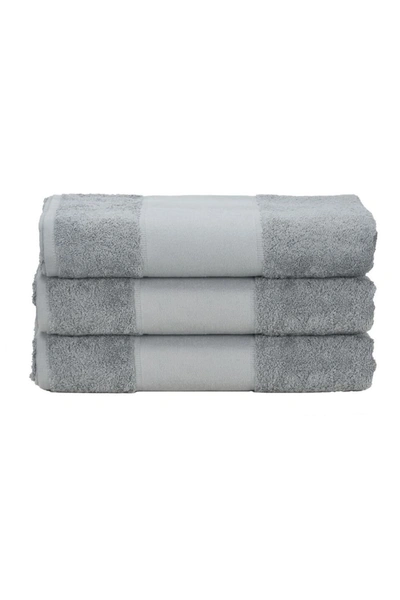 A&r Towels Print-me Hand Towel (anthracite Gray) (one Size) In Grey