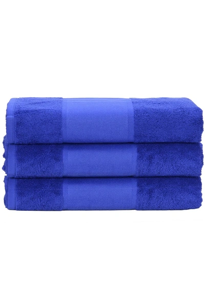 A&r Towels Print-me Hand Towel (true Blue) (one Size)