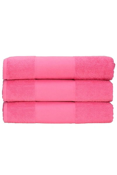 A&r Towels Print-me Hand Towel (pink) (one Size)
