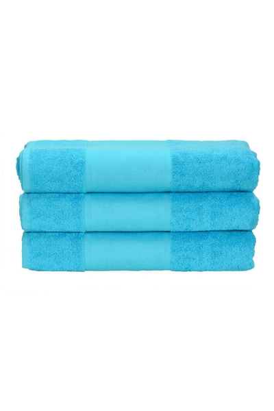 A&r Towels Print-me Hand Towel (aqua Blue) (one Size)