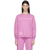 Marc Jacobs 'the Sweatshirt' Signature Sweater In Pink