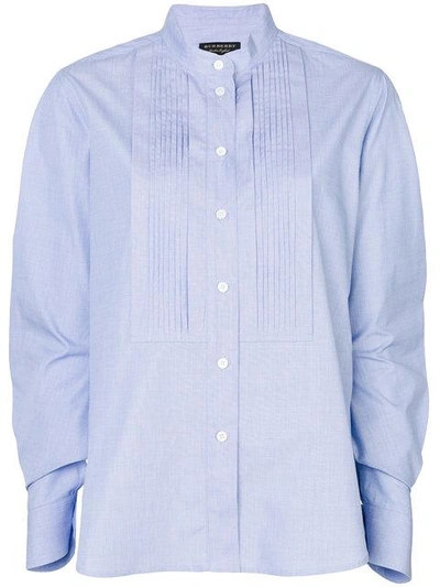 Burberry Pintuck Bib Shirt