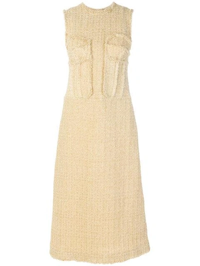 Simone Rocha Tweed Dress - Yellow