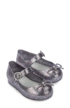 Mini Melissa Kids' Little Girl's Mini Sweet Love Mary Jane Flats In Silver