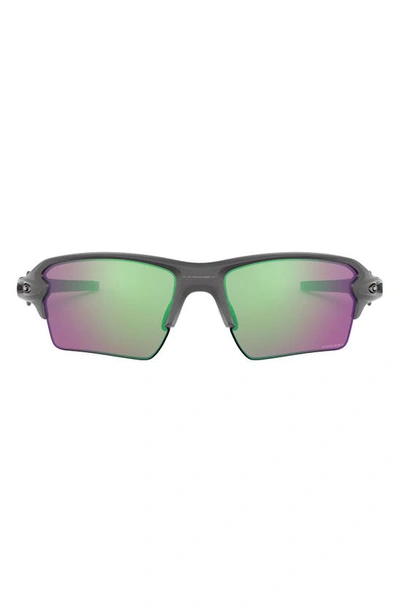 Oakley Flak 2.0 Xl 59mm Polarized Sunglasses In Steel/ Prizm Road Jade
