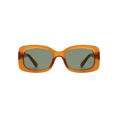 A Kjaerbede Salo Sunglasses - Light Brown Transparent | ModeSens