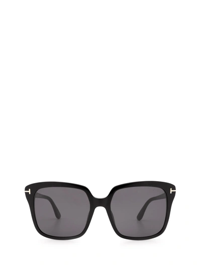 Tom Ford Faye Ft0788 01a Square Sunglasses In .