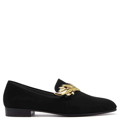 Giuseppe Zanotti - Black Velvet 'cruel' Slipper Cruel