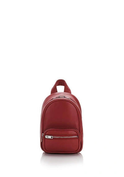 Alexander Wang Attica Soft Mini Backpack In Crimson With Rhodium In Red |  ModeSens