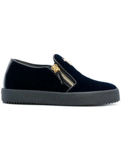 Giuseppe Zanotti Design Eve Laceless Sneakers - Blue