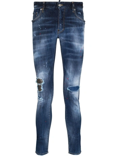Dsquared2 Super Twinky Skinny Jeans In Blau