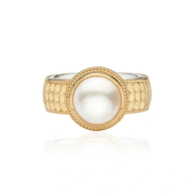 Anna Beck Pearl Cocktail Ring In Gold