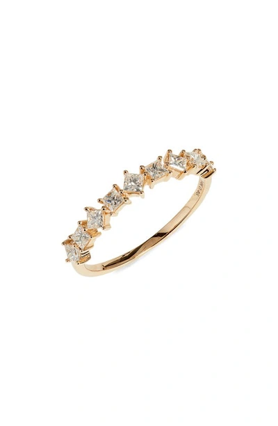 Dana Rebecca Designs Millie Ryan Princess Diamond Ring In Yellow Gold