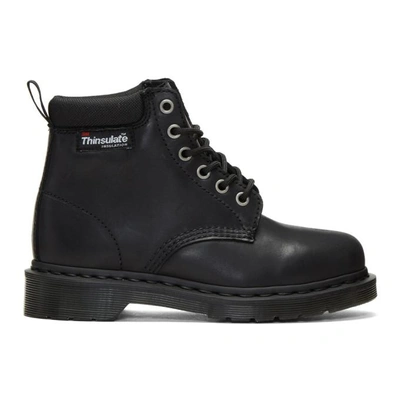 NEW DR. MARTENS unisex 939 thinsulate boot in black 939 SUB FLEECE LINED LEATHER ANKLE BOOTS in Black | Dr. Martens main image 2