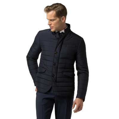 Tommy Hilfiger Tailored Collection Quilted Blazer - Navy | ModeSens