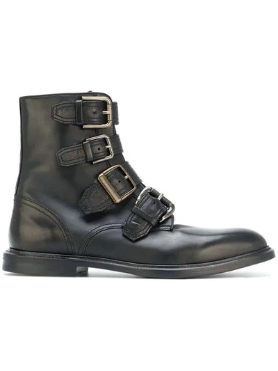 Dolce & Gabbana Black Michelangelo Boots
