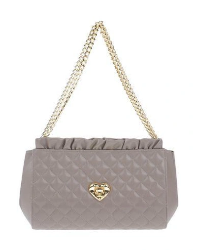 Love Moschino Handbags In Grey