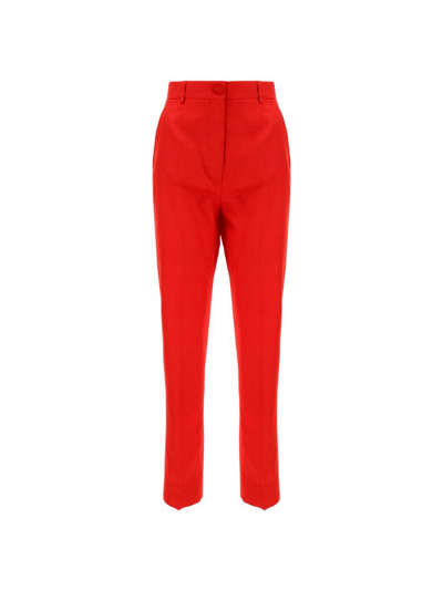 Dolce & Gabbana Trousers In Red