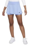 Nike Court Dri-fit Victory Flouncy Skirt In Aluminum,black